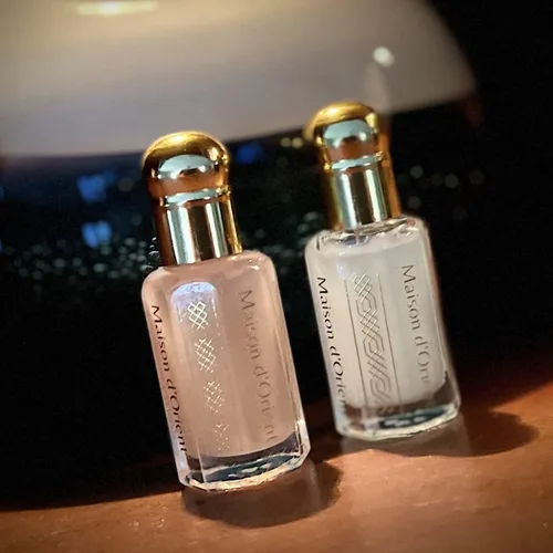 Vista 6 de Maison d'Orient MUSK TAHARA 0.4 fl oz Perfume de aceite de almizcle blanco y aceite corporal para mujeres Aceite de perfume árabe Aceite