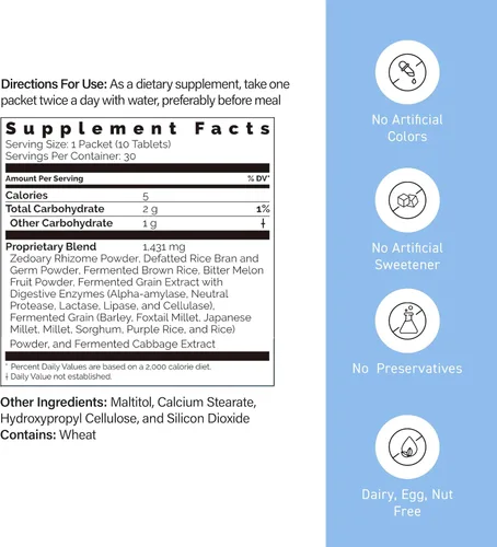 Vista 6 de Umeken Okinawa Zedoary - Cúrcuma púrpura con extracto de col fermentada, melón amargo y 5 enzimas digestivas, suplemento de salud intestinal