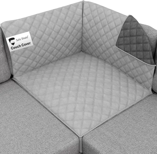 Vista 46 de Sofa Shield - Funda para sillón reclinable con correa patentada, protector de cojín, funda reversible diseñada en EE. UU. resistente a manchas