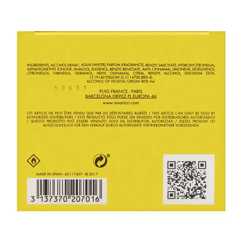 Vista 2 de L'air du Temps by Nina Ricci - Eau de Toilette en espray para mujer, 3.4 onzas