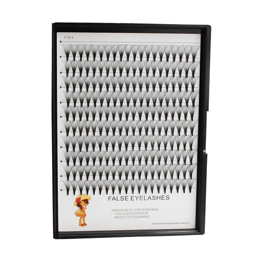 Vista 9 de Bodermincer 200 extensiones de pestañas postizas de volumen 20D de 0.003 in, 0.315-0.630 in para elegir, pestañas postizas individuales suaves