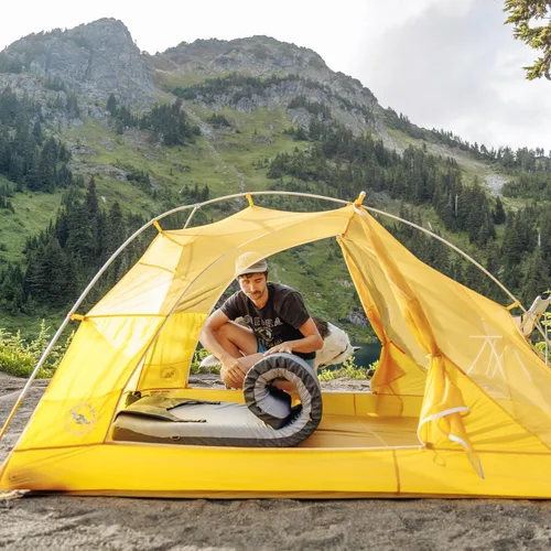 Vista 6 de HEST Foamy Camping Mattress Pad - Memory Foam Portable Roll Up Sleeping Cot Mattress for All Adventures - Dual Layer Comfort & Support - No Pump
