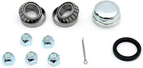 Vista 5 de Kit de cubo de remolque, 5 pernos en círculo de 4-1/2 pulgadas, para eje de 2,200 libras, incluye rodamientos de diámetro interior de 1-1/16