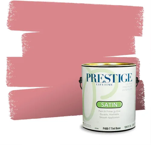 Vista 531 de Prestige Paints Pintura exterior e imprimación en uno, 1 galón, plano, coincidencia comparable de Valspar* Amber Rose*