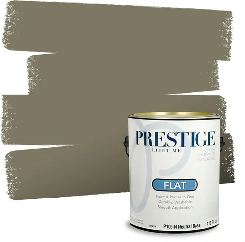 Vista 77 de PRESTIGE Paints - Pintura exterior e imprimación en uno, 1 galón, satinado, verde Bayou
