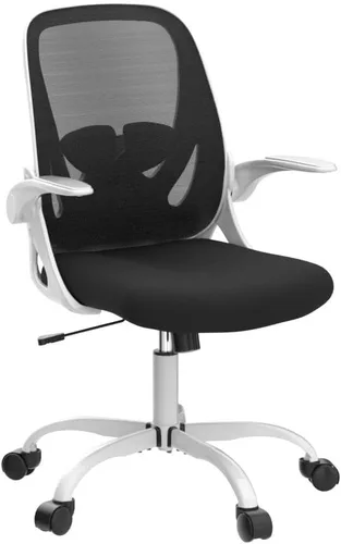 Vista 5 de Primy Silla de Oficina Ergonómica Silla de Escritorio con Soporte Lumbar y Altura Ajustables, Silla de Escritorio Giratoria de Malla Transpirable