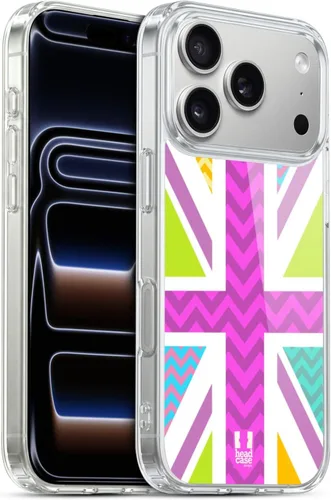 Vista 55 de Head Case Designs Blue Gingham Union Jack Collection - Funda de gel suave compatible con Apple iPhone 7 Plus/iPhone 8 Plus