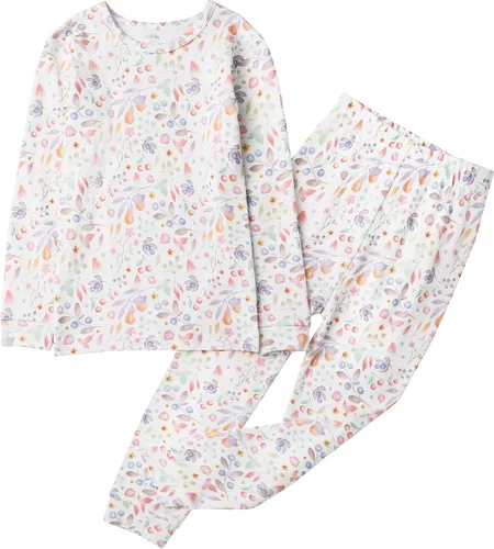 Vista 25 de Owlivia Conjunto de pijama para niños pequeños de 12 meses a 8 años Conejo A-gris