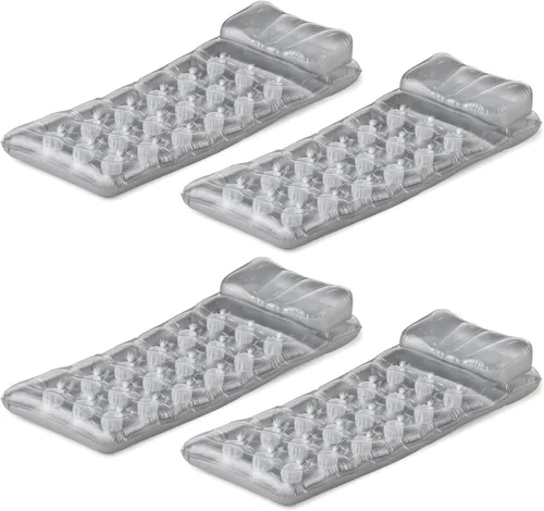 Vista 6 de Intex Colchón de 18 bolsillos Suntanner Tumbona de piscina con reposacabezas (paquete de 2) 58894EP