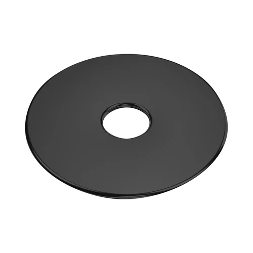 1/4 x 1 Arandelas de guardabarros negras, arandelas planas de acero inoxidable, hechas de 304 (18-8), arandelas de reparación grandes de metal 100