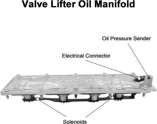 Vista 3 de 12571609 Colector de aceite del elevador de válvula solenoide de desactivación de cilindro compatible con Chevy Avalanche Express Silverado Suburban