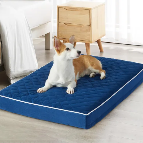 Vista 22 de WNPETHOME Camas ortopédicas XL para perros grandes, impermeables, extra grandes, con funda extraíble y lavable, cama para jaula de perro