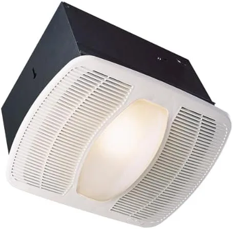 Vista 2 de Ventilador para Baño de Lujo marca Air King con Luz de Día y Luz Nocturna, AK100L