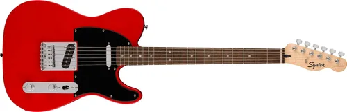 Vista 9 de Squire Sonic Telecaster - Guitarra eléctrica, color negro, diapasón de arce