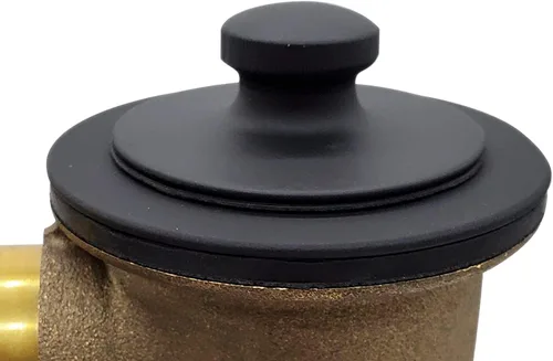 Vista 8 de Westbrass Pull & Drain D3262-62 - Desechos de baño de 14 pulgadas, tubo de calibre 17, negro mate, D3262-62