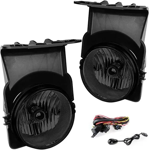 Vista 8 de A ABIGAIL Faros antiniebla de repuesto para luces de conducción para 2003-2006 GMC Sierra 1500 2500 3500 con bombillas halógenas H10 12V 45W y kit