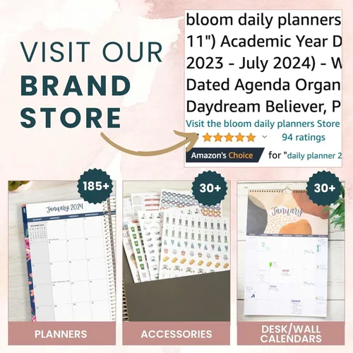 Vista 5 de Bloc de notas para planificación Bloom Daily Planners 6 x 9, 6" x 9" lista de abarrotes