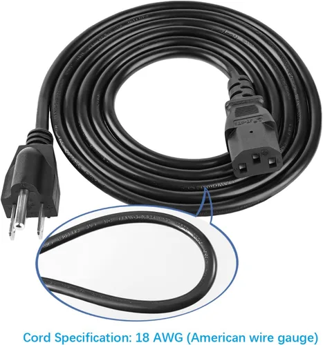Vista 5 de Cable de alimentación compatible con olla a presión eléctrica Instant Pot, olla rápida de potencia, olla arrocera, máquina de leche de soja
