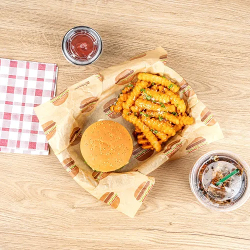 Vista 8 de Restaurantware Cestas de comida rápida de 10.5 x 7.3 x 1.5 pulgadas, 10 cestas ovaladas para delicatessen, aptas para microondas, lavavajillas