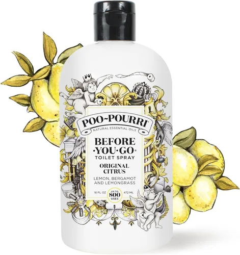 Vista 5 de Poo-Pourri - Espray para inodoro Before-You-Go, botella de repuesto, fragancia Original