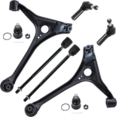 Vista 356 de Detroit Axle - Kit de brazos de control delanteros 2WD de 8 piezas para Ford F-150 Lincoln Mark LT 05-08, 4 brazos de control superior e inferior