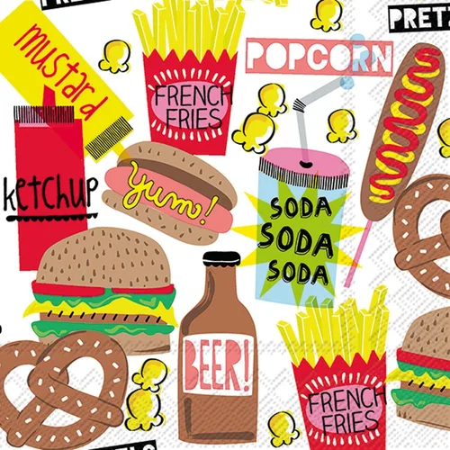 Vista 5 de IHR Ideal Home Range - Servilletas desechables de 3 capas de papel para fiestas, 5 x 5 pulgadas, playa, 20