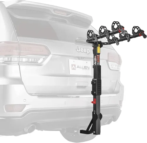 Vista 8 de Allen Bastidores de enganche para 3 bicicletas deportivas para enganche de 1 1/4 pulgadas y 2 pulgadas