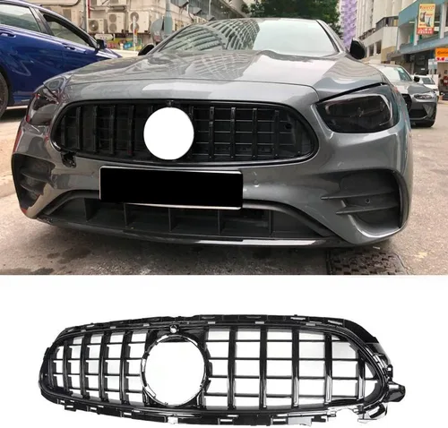 Para Mercedez Benz Clase E W213 GT Style Parrilla Parachoques Delantero Parrilla E300 E450 2021-2023