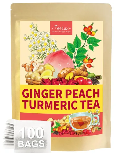 Vista 71 de TeeLux Bolsas de té de cebada, té de cebada tostada pura, sin cafeína, sin azúcar, sabor a nuez, 0.07 oz x 50 bolsas