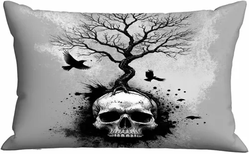 Vista 22 de Mugod Funda de cojín con ancla náutica sobre rayas azules y blancas, funda de almohada decorativa para sofá, cama, silla, 20 x 30 pulgadas