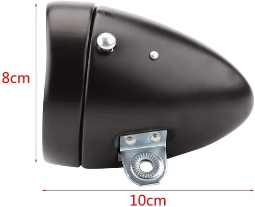 Vista 3 de Luz de bicicleta, faro LED de bicicleta y luz trasera trasera con soporte para seguridad de ciclismo de carretera (plata)