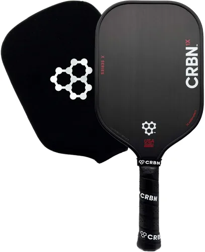 Vista 9 de CRBN Pickleball - X Series Power Paddle - Carbon Fiber Pickleball Paddle with Foam Injected Edges for Expanded Sweet Spot
