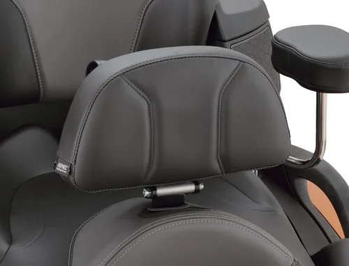 Vista 2 de Show Chrome Accessories Respaldo de montaje inteligente extraíble 41-168A (Can Am Spyder RT), negro