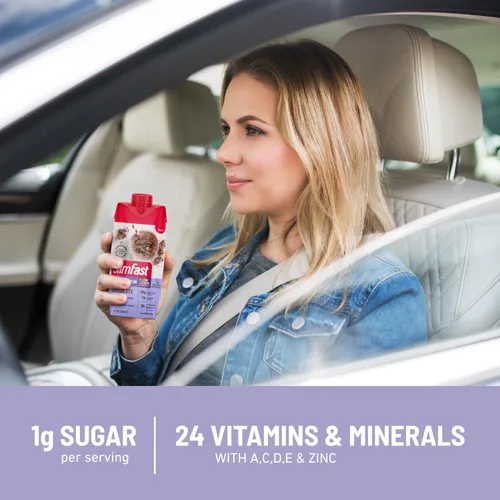 Vista 7 de SlimFast Advanced Energy Mocha Cappuccino Shake Reemplazo de comida listo para beber 0.71 onzas de proteína 4 botellas de 11 onzas líquidas Se puede