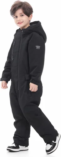 Vista 7 de Trajes de nieve de una pieza para niños y niñas, trajes de esquí, overoles, impermeables, para snowboard, invierno, al aire libre
