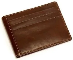 Vista 3 de Tony Perotti Mens Italian Cow Leather Front Pocket Bifold Credit Card Wallet