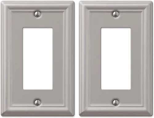 Vista 20 de Amerelle 149TDDB - Placa de pared Chelsea con 1 palanca / 1 dúplex, color bronce antiguo