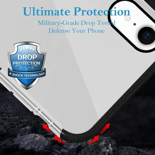 Vista 6 de Funda de teléfono personalizada para iPhone XR, diseño personalizado de fotos de collage de múltiples imágenes, resistente a los golpes, resistente