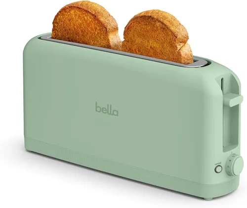 Vista 15 de BELLA - Tostadora de 2 ranuras delgada, Fits-anywhere™ Utensilios de cocina, control de 6 niveles de tostado con botones de recalentar y cancelar