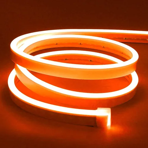 Vista 17 de Lamomo - Tiras de luces LED blancas, tira de luces de neón de 16.4 pies/5m, tira LED de neón impermeable flexible de 12V, tira de luces LED de neón
