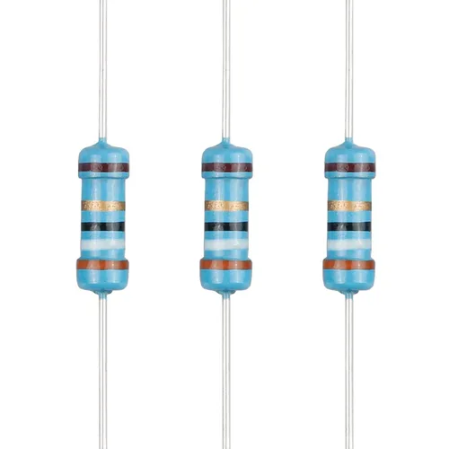 Vista 74 de 100 resistencias 1/2 W (0.5 Watt) ±1% tolerancia de película metálica, múltiples valores de resistencia opcional