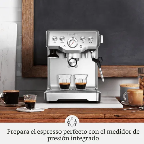 Vista 3 de Cafetera exprés Breville The Infuser, Semi-Automatic, Sésamo negro