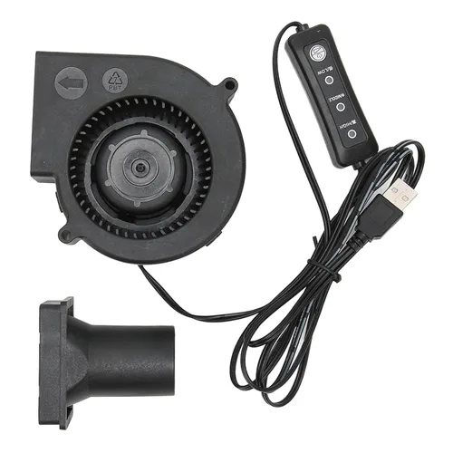 Ventilador de ventilador USB 9733, 3.819 in x 1.299 in, ventilador de enfriamiento centrífugo sin escobillas de 5 V CC, 3800 RPM, 22 CFM, para