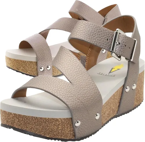Vista 7 de VOLATILE Women's Biloxi Wedge Sandal Negro