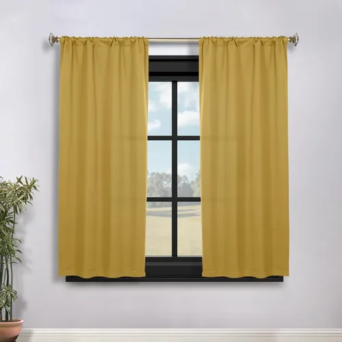 Vista 188 de Superior Cortinas Opacas, Oscurecimiento de Habitación, Dormitorio, Cortinas, Cocina, Acentos de Ventana de Sala de Estar, Bloqueo Solar, Térmicas