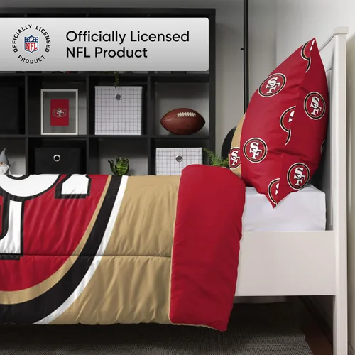 Vista 2 de FOCO Unisex-Adult NFL Team Logo Bed in a Bag Comforter Bedding 3-Piece Set