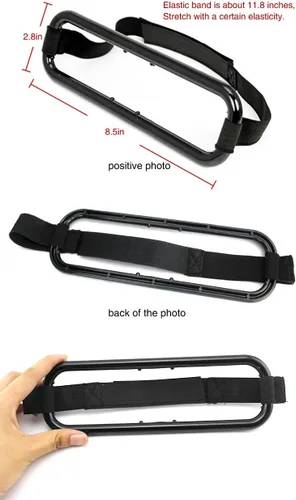 Vista 4 de Tianmei Auto Accessories - Soporte para caja de pañuelos para visera solar de automóvil, funda de caja de servilletas de papel, soporte de respaldo