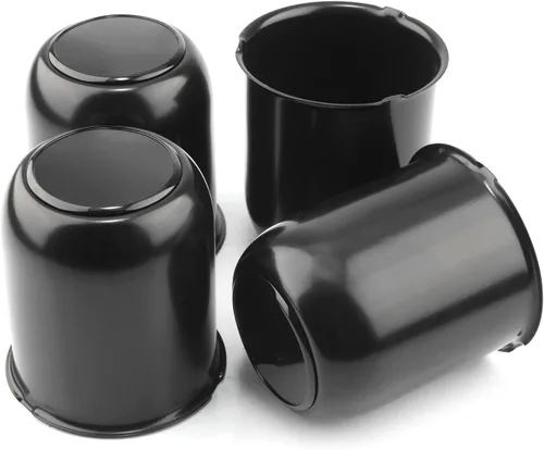 Vista 17 de 4 Piezas Tapas Centrales de Rueda de Remolque de 2.64 Pulgadas Push Through Diámetro de 2.64" Altura 2.4" para Rin de Camión SUV RV, Cubierta