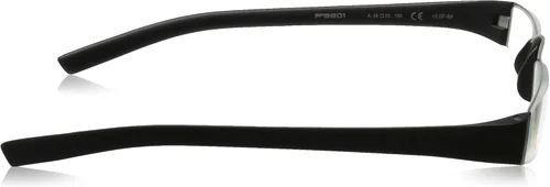 Vista 3 de Porsche Design P'8801 P8801 A - Gafas de lectura negras para hombre, 1.890 in +2.00, Plata/Negro