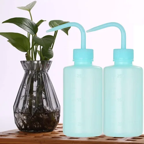 Vista 47 de 2 botellas de lavado de tatuajes de 8.5 fl oz Botella de agua de 8 oz para riego de suculentas y limpieza médica, negro y azul